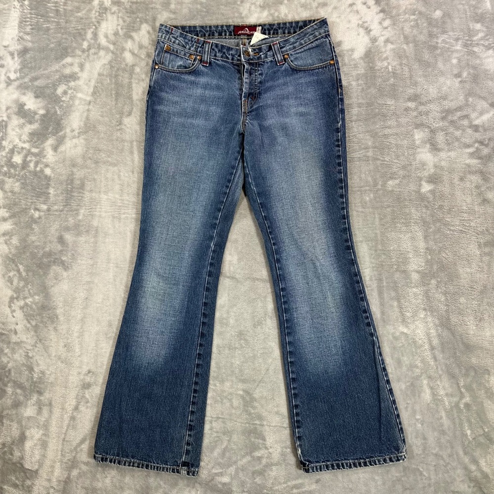 Vintage Jordache Lo-Rise Bootcut Jeans Womens Size 9/10 Medium Wash Blue Denim